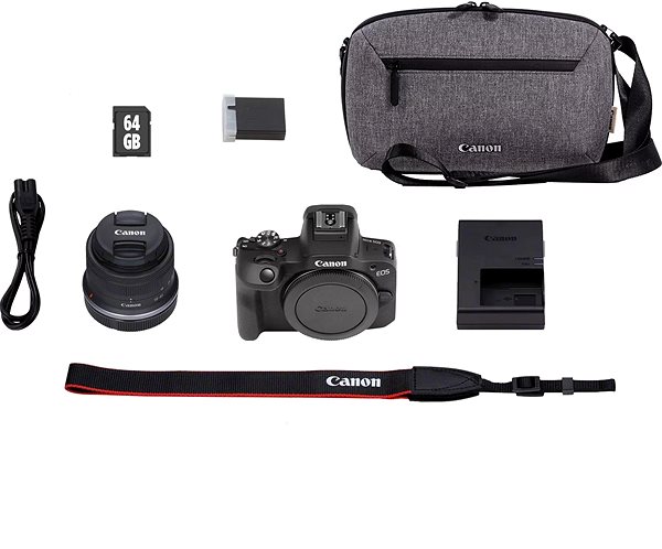 Digitális fényképezőgép Canon EOS R100 + RF-S 18-45 IS STM TRAVEL KIT ...