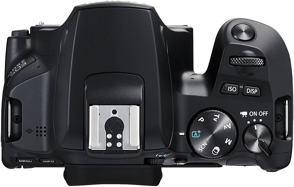 Digitalkamera Canon EOS 250D schwarz + EF-S 18-55 mm f/3,5-5,6 DC III Screen