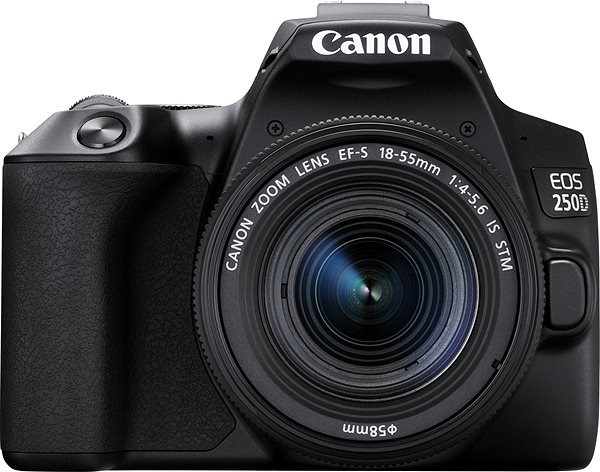 Digitalkamera Canon EOS 250D schwarz + EF-S 18-55 mm f/4-5.6 IS STM Screen