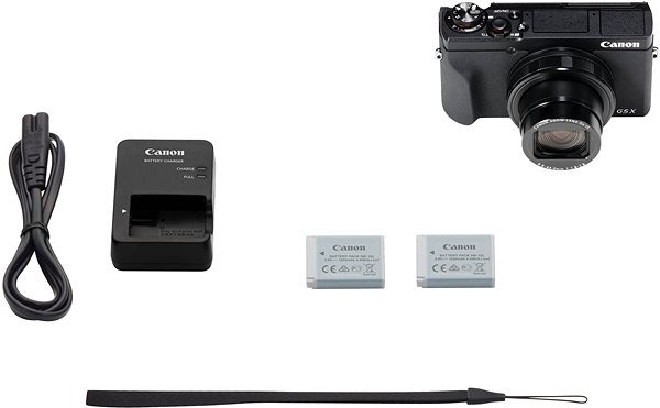 Digitális fényképezőgép Canon PowerShot G5 X Mark II Battery Kit Csomag tartalma