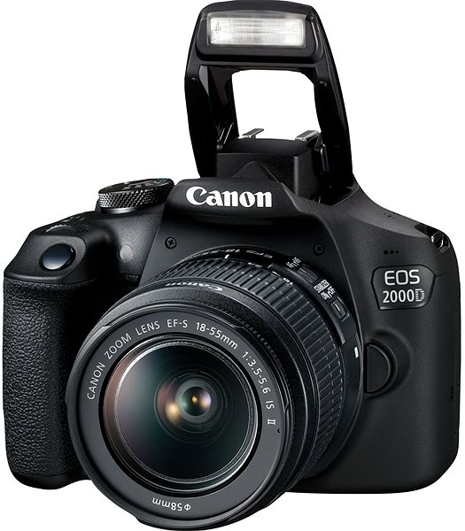 Digitalkamera Canon EOS 2000D + EF-S 18-55 mm f/3,5-5,6 DC III Value Up Kit Mermale/Technologie