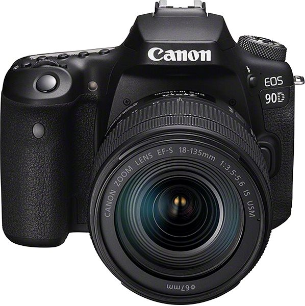Digitális fényképezőgép Canon EOS 90D + EF-S 18-135 mm f/3,5-5,6 IS USM ...