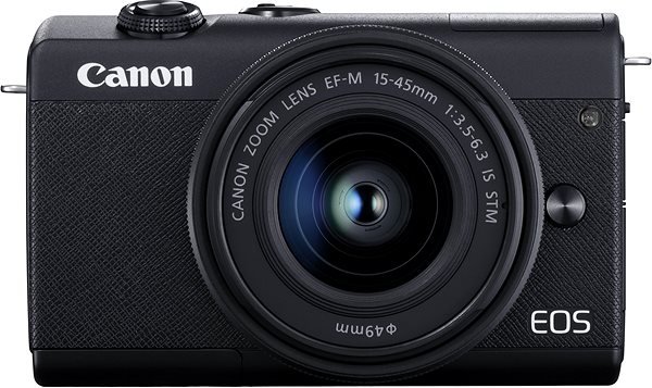 Digitális fényképezőgép Canon EOS M200 + EF-M 15-45mm f/3.5-6.3 IS STM fekete színű Képernyő