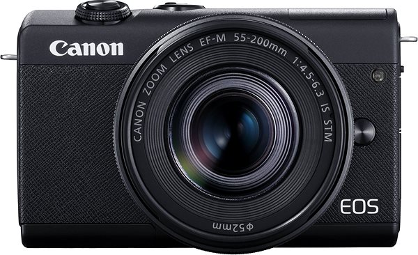 Digitalkamera Canon EOS M200 + EF-M 15-45 mm f/3.5-6.3 IS STM + EF-M 55-200 mm f/4.5-6.3 IS STM Screen