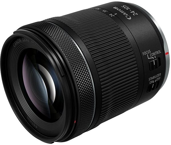 Lens Canon RF 24-105mm f4-7.1 IS STM Lateral view