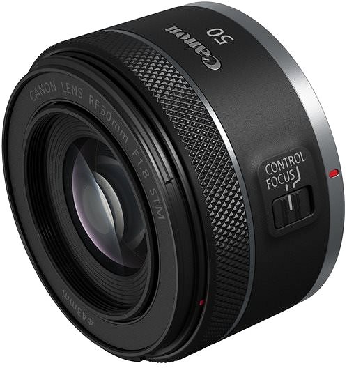 Lens Canon RF 50mm f/1.8 STM Lateral view