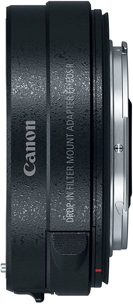 Adapter Canon Mount-Adapter EF-EOS R mit Polarisationsfilter Seitlicher Anblick