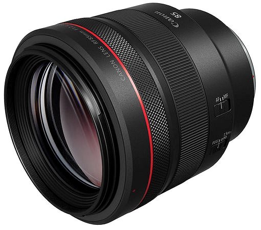 Lens Canon RF 85mm f/1.2L USM Lateral view