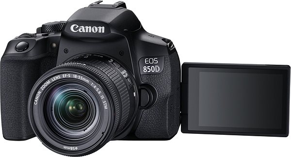 Digitalkamera Canon EOS 850D + EF-S 18-55 mm f/3,5-5,6 IS STM Mermale/Technologie