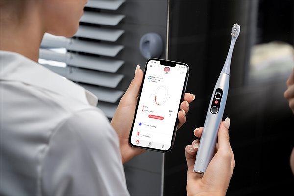 Electric Toothbrush Oclean X Pro Digital Set Silver ...