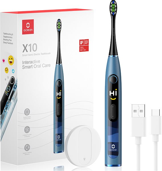 Electric Toothbrush Oclean X10 Blue ...