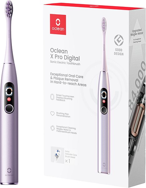 Elektrische Zahnbürste Oclean X Pro Digital Purple ...