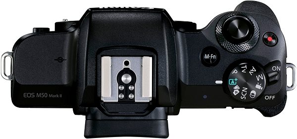 Digitalkamera Canon EOS M50 Mark II Gehäuse - schwarz Screen