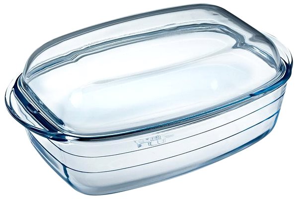 Baking Mould Ocuisine Glass Baking Dish with Lid 33 x 19cm Screen