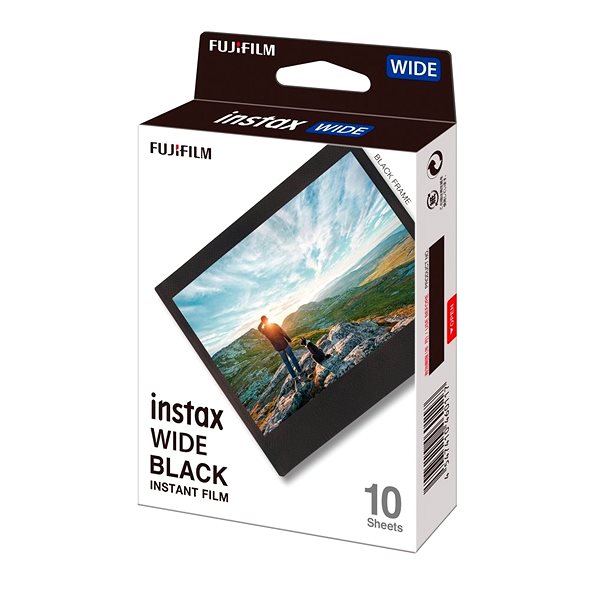 Fotópapír Fujifilm film Instax Wide Black Frame 10 db ...