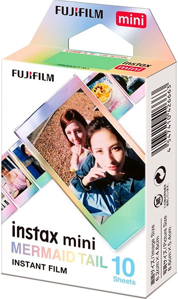 Fotópapír FujiFilm film Instax mini Mermaid Tail 10 db ...