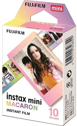 Fotópapír FujiFilm Instax mini film Macaron 10 db ...