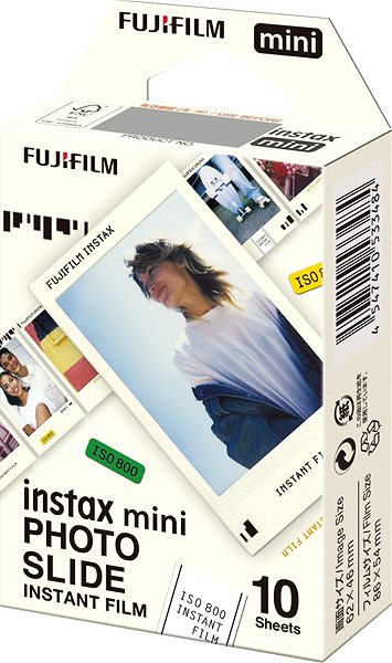 Fotópapír FujiFilm film Instax mini Photo Slide 10 db ...