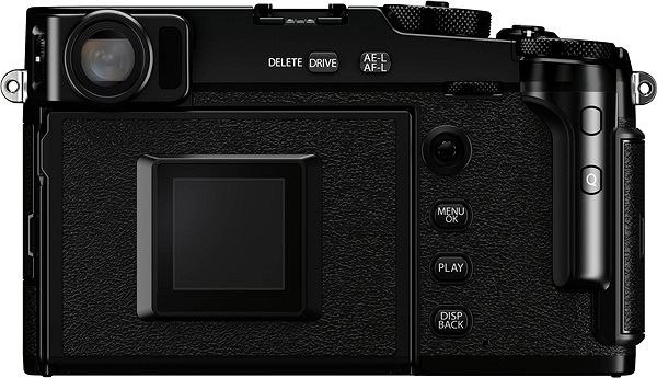 Digitális fényképezőgép Fujifilm X-Pro3 fekete váz Hátoldal
