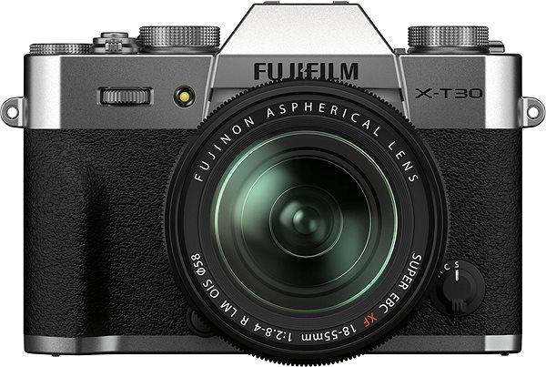 Digitális fényképezőgép Fujifilm X-T30 II ezüst + XF 18-55 mm ...