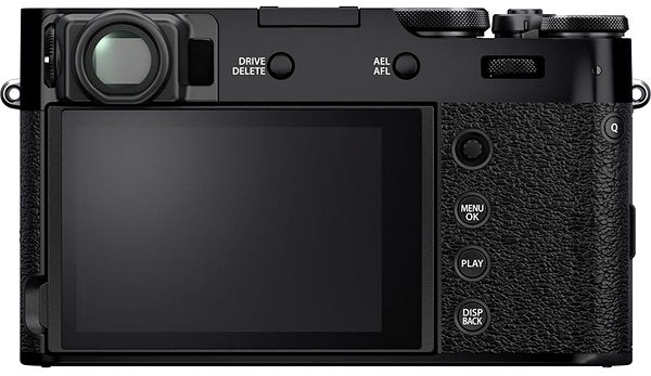 Digitalkamera Fujifilm X100V - schwarz Rückseite