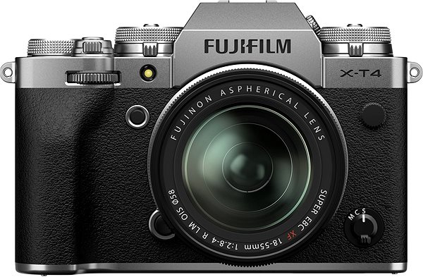Digitális fényképezőgép Fujifilm X-T4 + XF 18-55 mm f/2,8-4,0 R LM OIS, ezüst ...