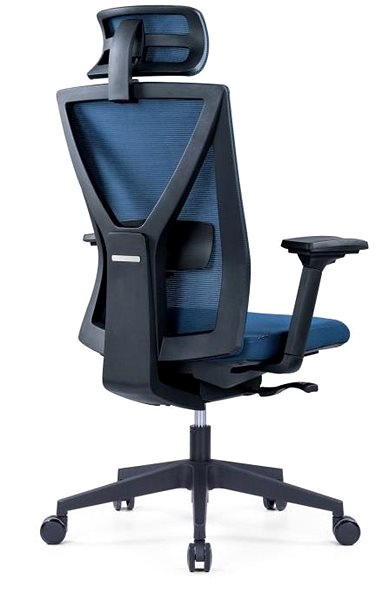 Office Chair OFFICE MORE NYON blue with headrest ...