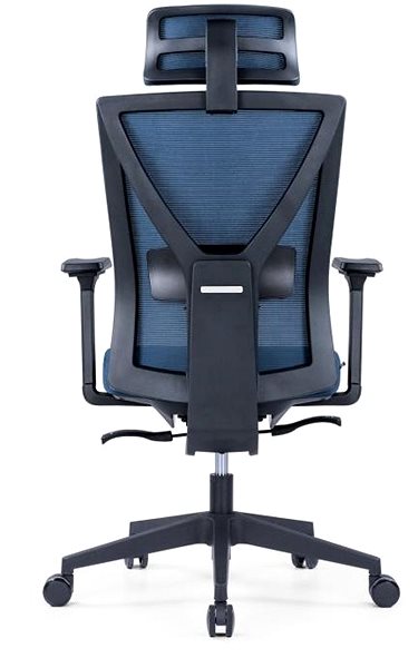 Office Chair OFFICE MORE NYON blue with headrest ...