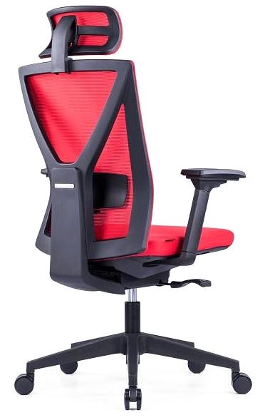 Office Chair OFFICE MORE NYON red with headrest ...