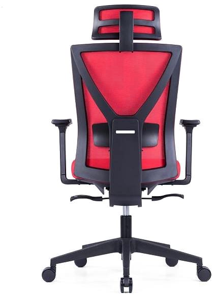 Office Chair OFFICE MORE NYON red with headrest ...