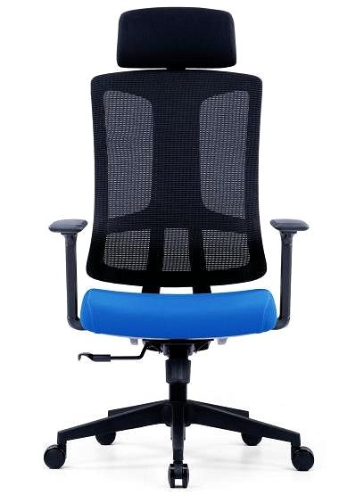 Office Chair OFFICE MORE SLIDE blue with headrest ...