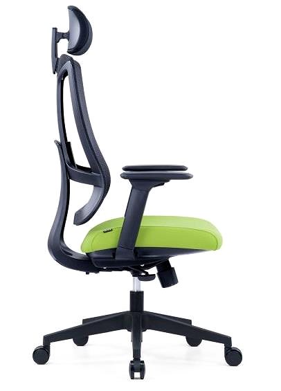 Office Chair OFFICE MORE SLIDE green with headrest ...