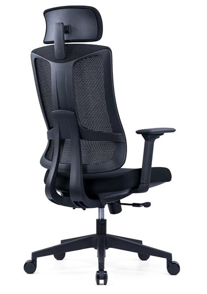 Office Chair OFFICE MORE SLIDE black with headrest ...