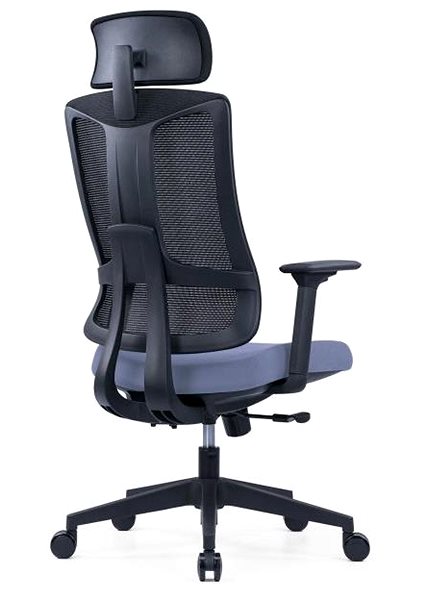 Office Chair OFFICE MORE SLIDE anthracite with headrest ...