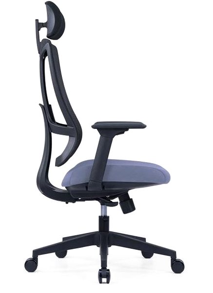 Office Chair OFFICE MORE SLIDE anthracite with headrest ...