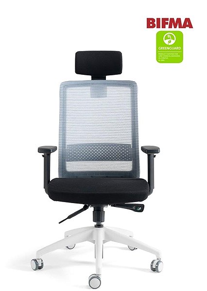 Office Chair OFFICE MORE Office chair S30 blue with headrest ...