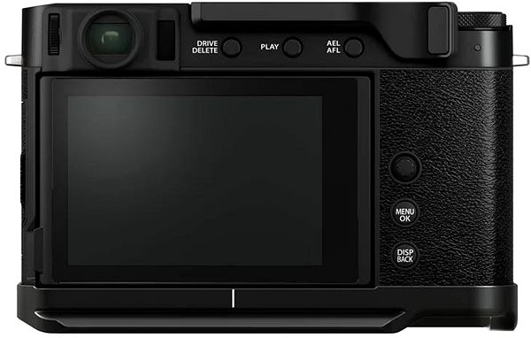 Digitális fényképezőgép Fujifilm X-E4 váz + Accessories Kit, fekete Hátoldal