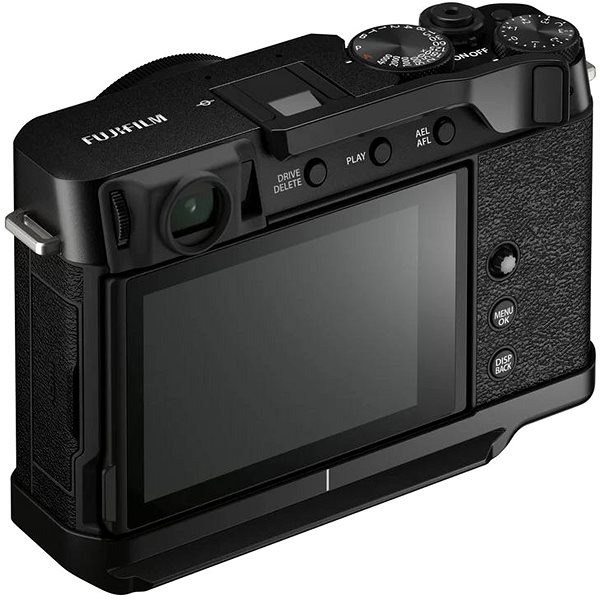 Digitális fényképezőgép Fujifilm X-E4 váz + Accessories Kit, fekete Hátoldal