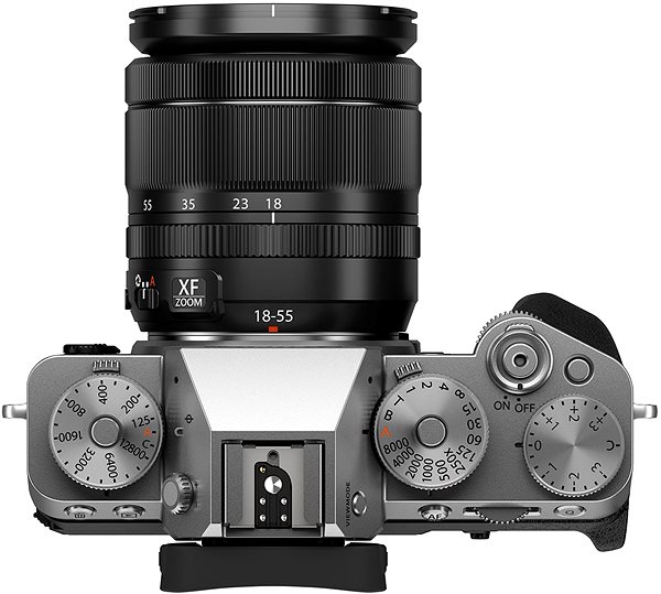 Digitalkamera Fujifilm X-T5 Gehäuse silber + XF 18-55 mm f/2.8-4.0 R LM OIS ...