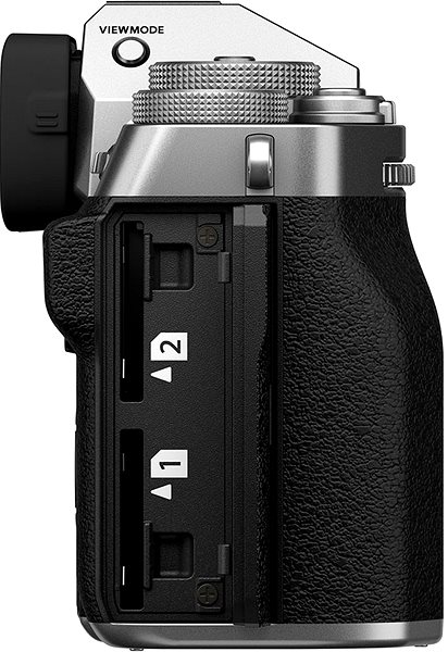 Digitalkamera Fujifilm X-T5 Gehäuse silber + XF 16-80 mm f/4.0 R OIS WR ...