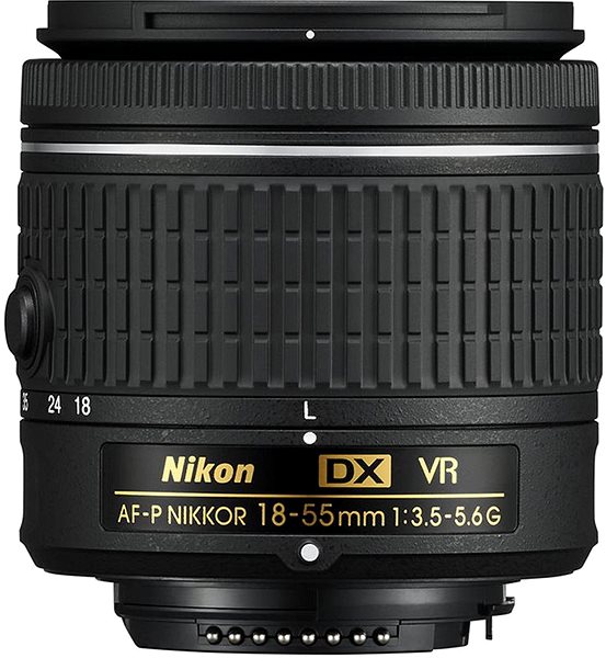 Digitális fényképezőgép Nikon D3500 fekete + AF-P DX 18-55 mm f/3,5-5,6G VR Opcionális