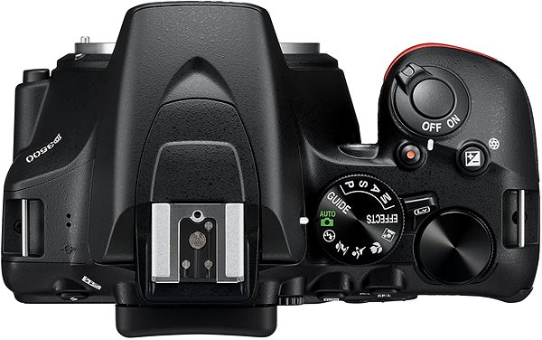Digitális fényképezőgép Nikon D3500 fekete + AF-P DX 18-55 mm f/3,5-5,6G Képernyő