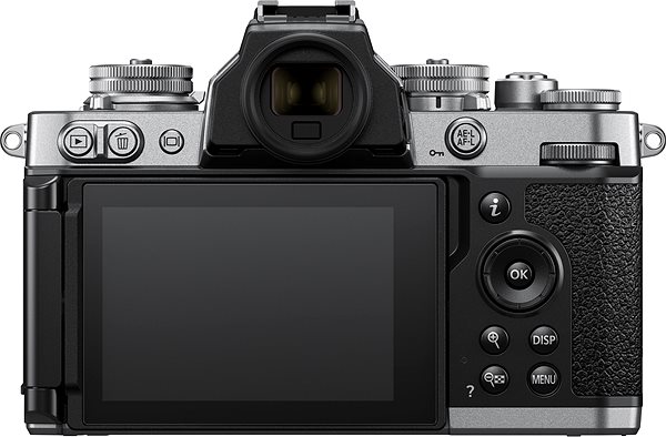 Digitális fényképezőgép Nikon Z fc + Z DX 16–50 mm f/3,5–6,3 VR Silver Hátoldal