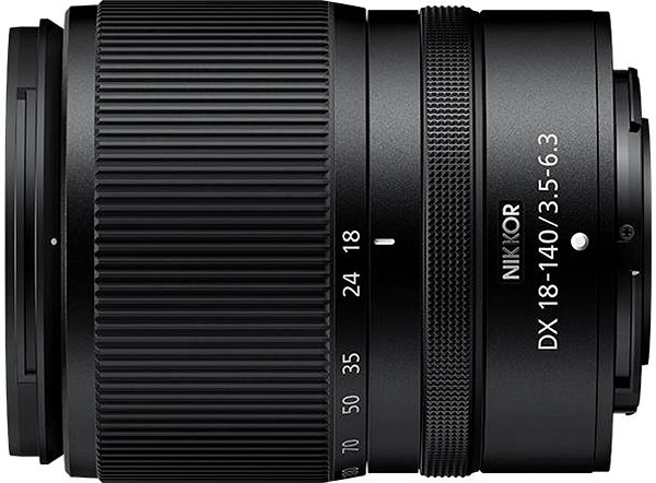 Lens NIKKOR Z DX 18-140mm 1:3.5-6.3 VR Lateral view