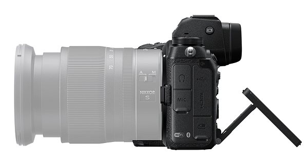 Digitalkamera Nikon Z6 II + 24-200 mm f/4-6.3 VR Seitlicher Anblick