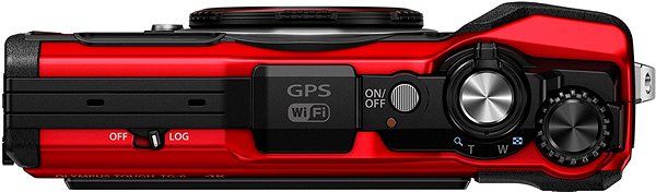 Digitális fényképezőgép Olympus TOUGH TG-6, piros ...