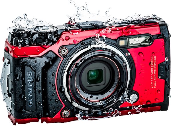Digitální fotoaparát Olympus TOUGH TG-6 červený Vlastnosti/technologie