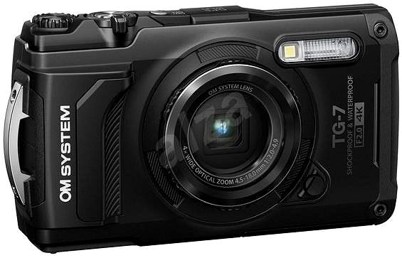 Digitális fényképezőgép OM SYSTEM TG-7, fekete ...