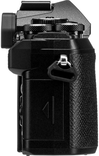 Digitális fényképezőgép Olympus OM-D E-M5 Mark III váz fekete Oldalnézet