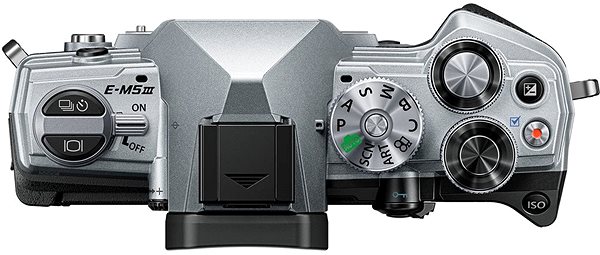 Digitális fényképezőgép Olympus OM-D E-M5 Mark III + ED 14-42 mm f/3.5-5.6 EZ ezüst Képernyő